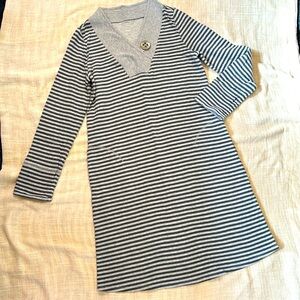 Soft Surroundings Chill Time Cotton Sweatshirt Dress, EUC, Size Medium